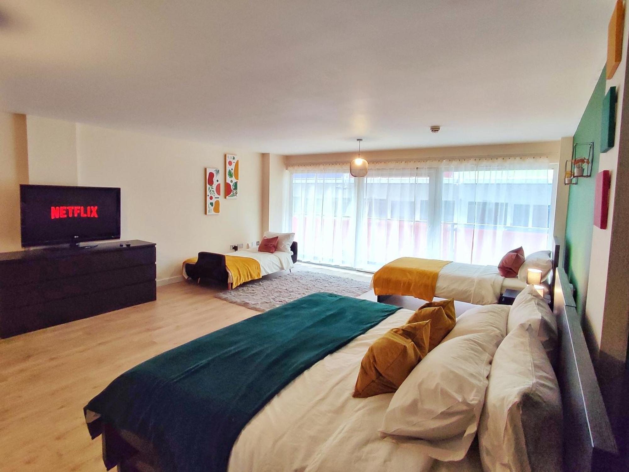 Duplex Apartment In Leeds With King Size Bed - Long Stay Rates Available Exteriör bild